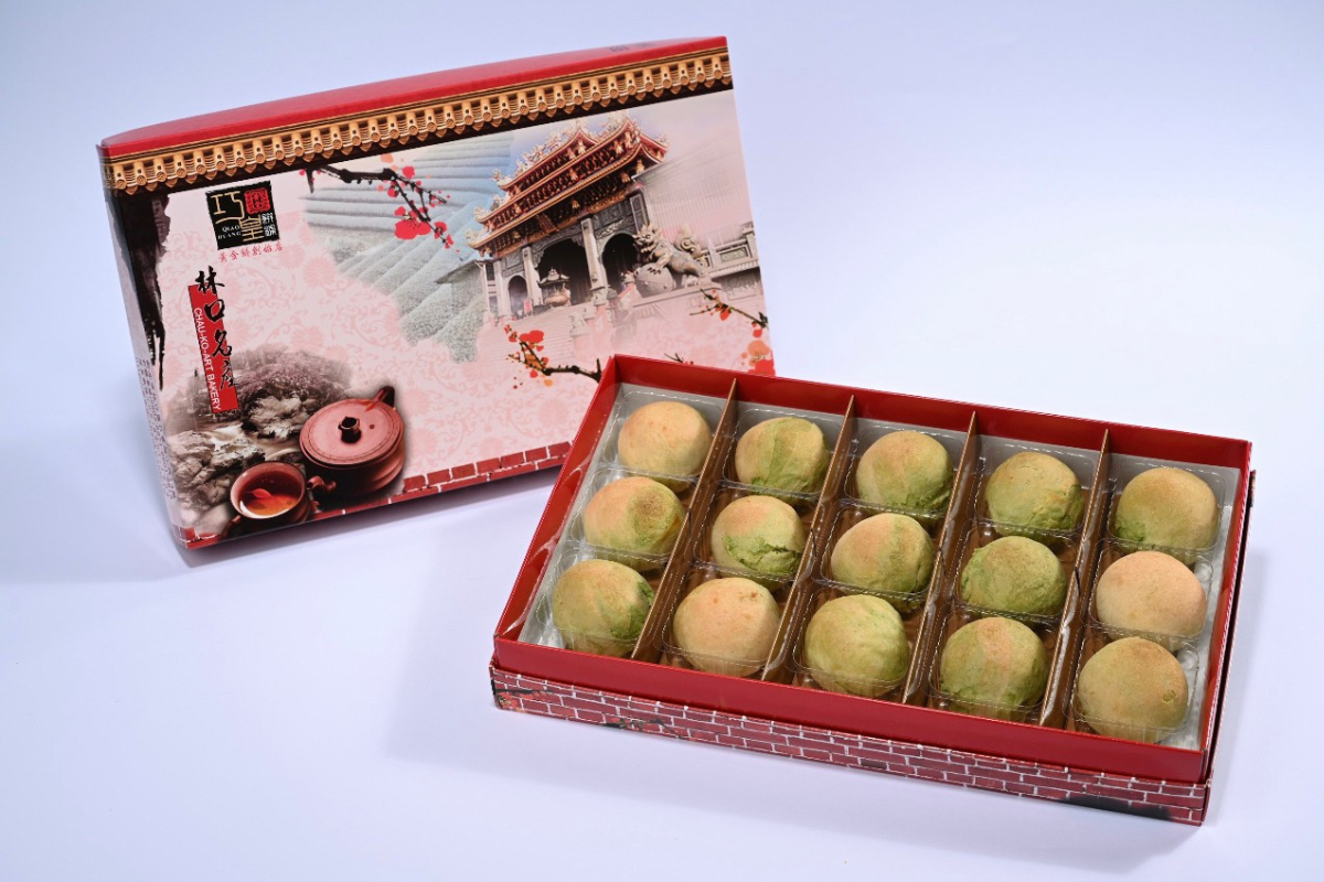 抹茶蛋黃酥-巧皇餅舖