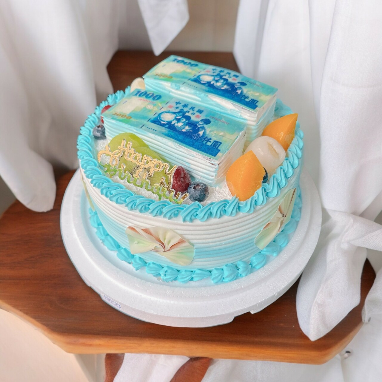 林口蛋糕店推薦-巧皇鈔票蛋糕